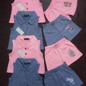 Girls Magi 2-Piece Set – Stylish Top & Shorts Combo